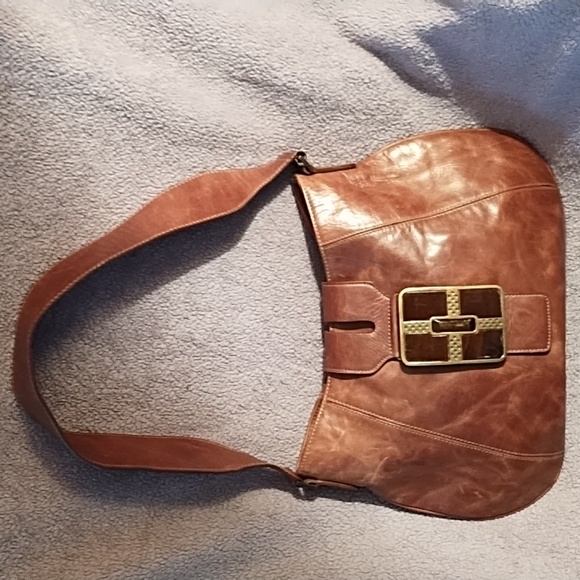 Leather Shoulder Bag EUC - Picture 1 of 7